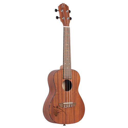 ORTEGA Bonfire Series Concert Ukulele 4 String Lefty - Sapele Natural