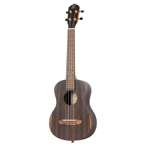 ORTEGA Timber Series Tenor Ukulele 4 String - Ebony Natural + Bag