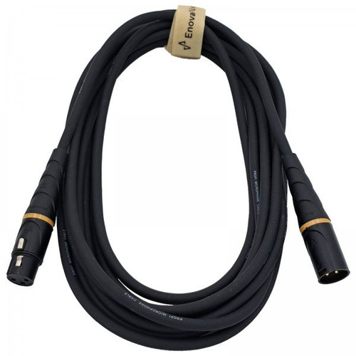 EnovaNxt 3m microphone cable XLR female to XLR male 3 pin - True Mold Technology