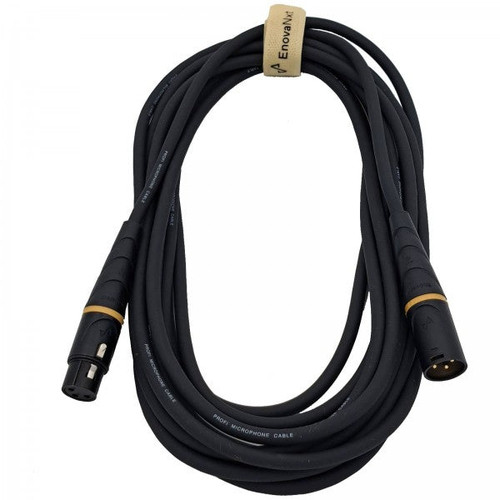 EnovaNxt 10m microphone cable XLR female to XLR male 3 pin - True Mold Technology