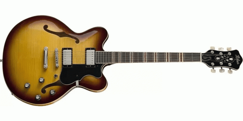 Hofner Verythin Guitar With Hardcase Sunburst