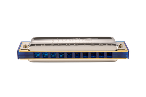 Hohner Jean Jacques Milteau D-major trans blue