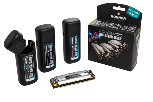 Hohner Big River Harp ProPack C- G- A-major