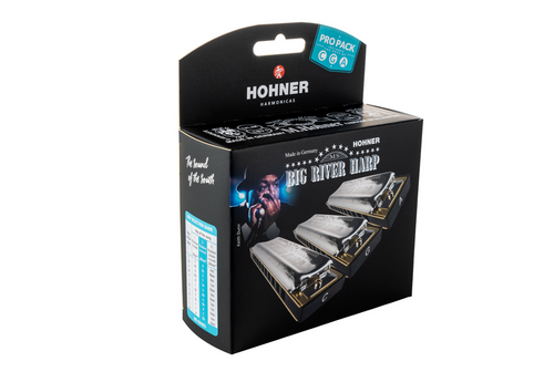 Hohner Big River Harp ProPack C- G- A-major