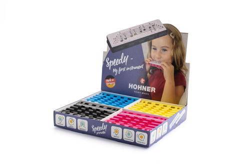Hohner Speedy Display C-major 6 pieces ea. colour
