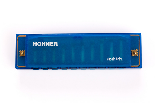 Hohner Translucent Harp C blue