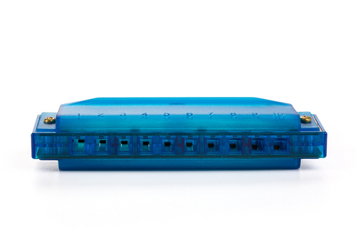 Hohner Translucent Harp C blue