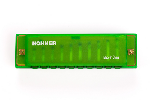 Hohner Translucent Harp C green