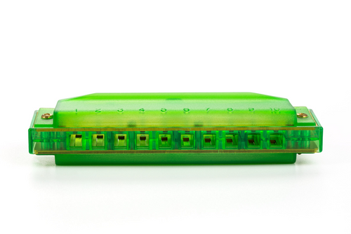 Hohner Translucent Harp C green