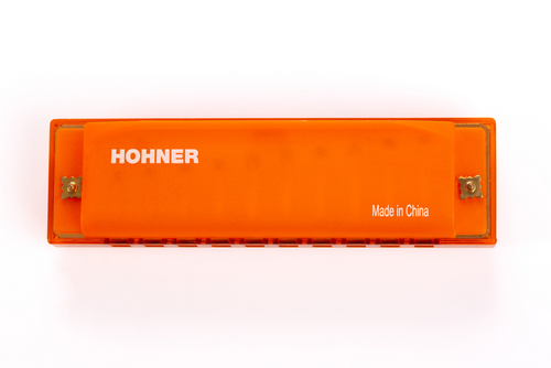 Hohner Translucent Harp C orange