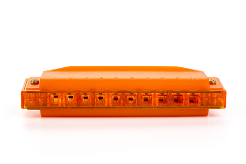 Hohner Translucent Harp C orange