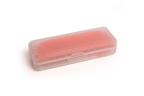 Hohner Translucent Harp C red hardcase