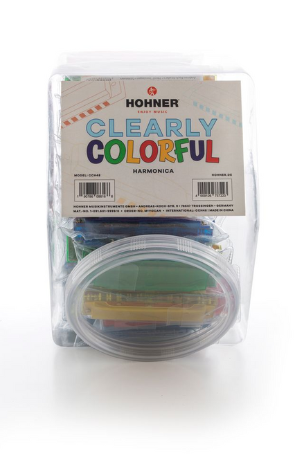 Hohner Translucent Harp Display 48 pieces