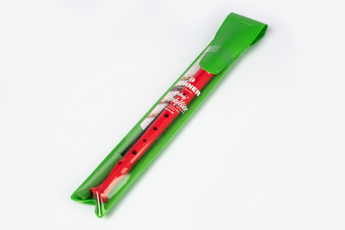 Hohner C-Sopran 1 pt pls ger pb red Melody Rcdr