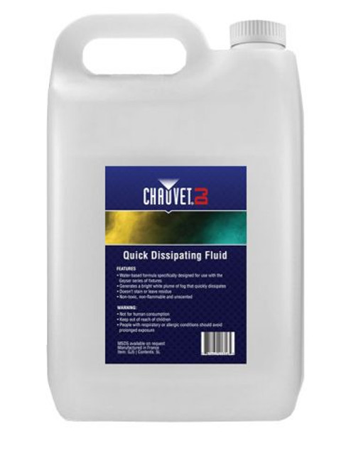 Chauvet Dj GJ5 Geyser FluidChauvet Fast Dissipating Geyser Fluid 5 Litre