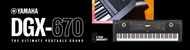 Yamaha DGX670 Portable digital gran piano 88 note Yamaha Muzic Man Australia Yamaha Digital Pianos Gold Coast
