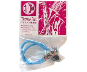 Saxophone Neck Cleaner - Dual-End Brush & Swab For Sax Cleaning, Flexible Wire Handle