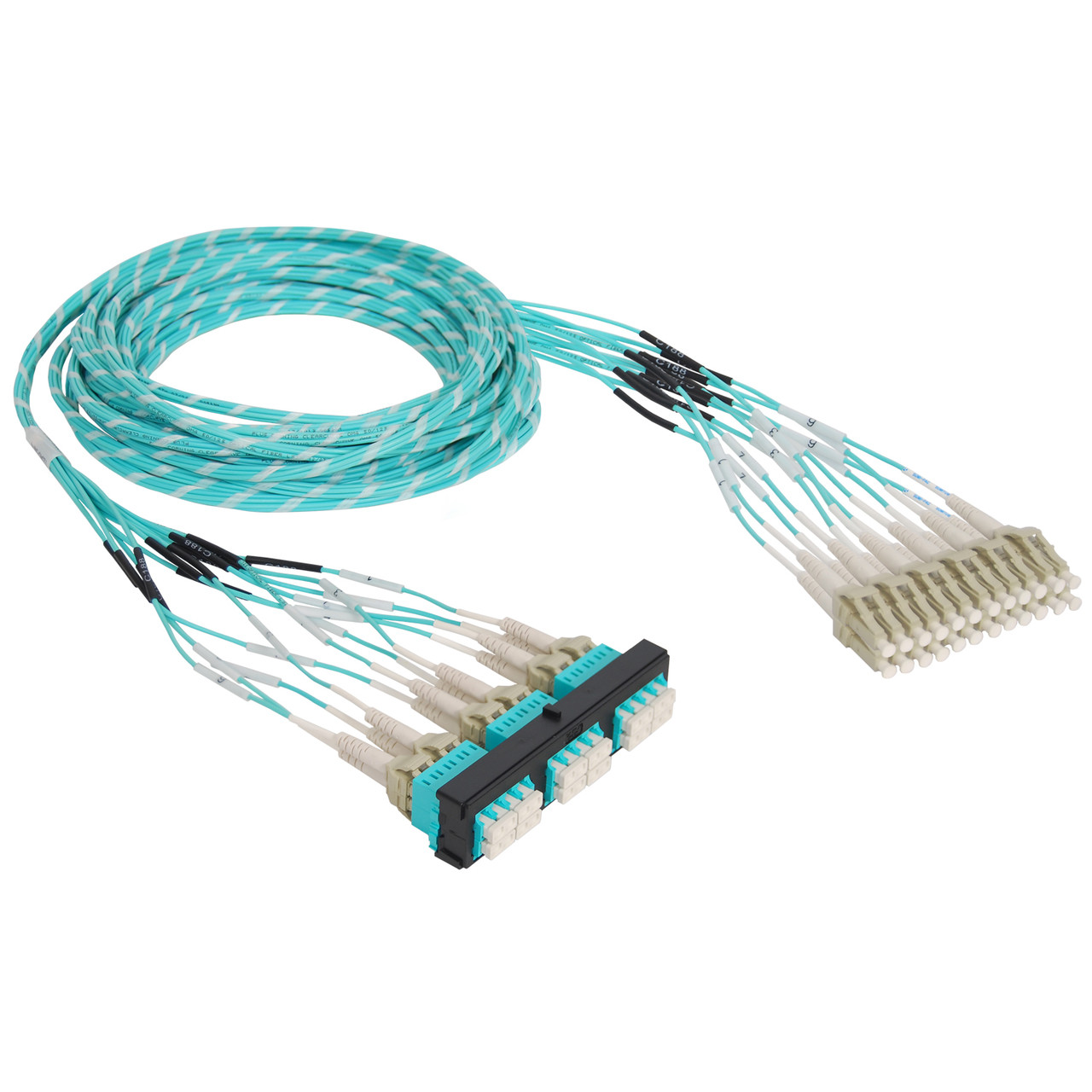 Onbeat　ONB-CFO12 Pre-terminated Fiber Optic LC-LC Patch Panel, 24 Fibers