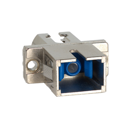 LC to SC Fiber Optic SC Mount with Simplex Adapter in Metal Cable with Ceramic Sleeve