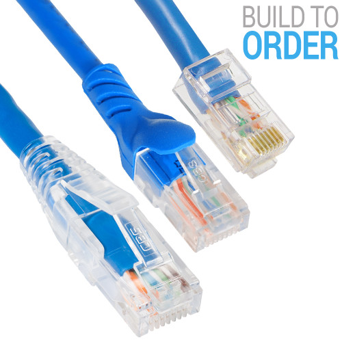 Build to Order CAT6 Ethernet Patch Cord with 24 AWG UTP Build to Order CAT6 Ethernet Patch Cord with 24 AWG UTP