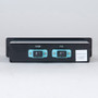 LC-MPO Fiber Optic LGX Cassette with Aqua Multimode Adapters and 24 Fiber 10Gb OM3 50/125, MTP Compatible