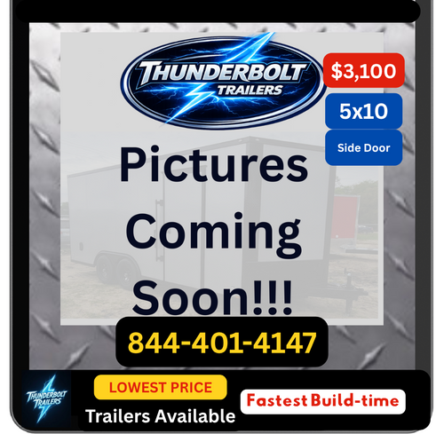 5x10 WHITE SIDE DOOR LOT