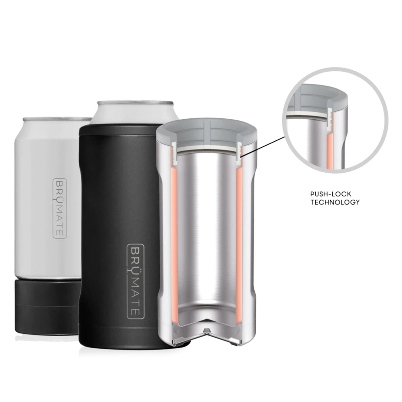 Brümate Hopsulator, Dining, Brmate Hopsulator Trio 3in Insulated Can  Cooler For 12oz16oz Cans