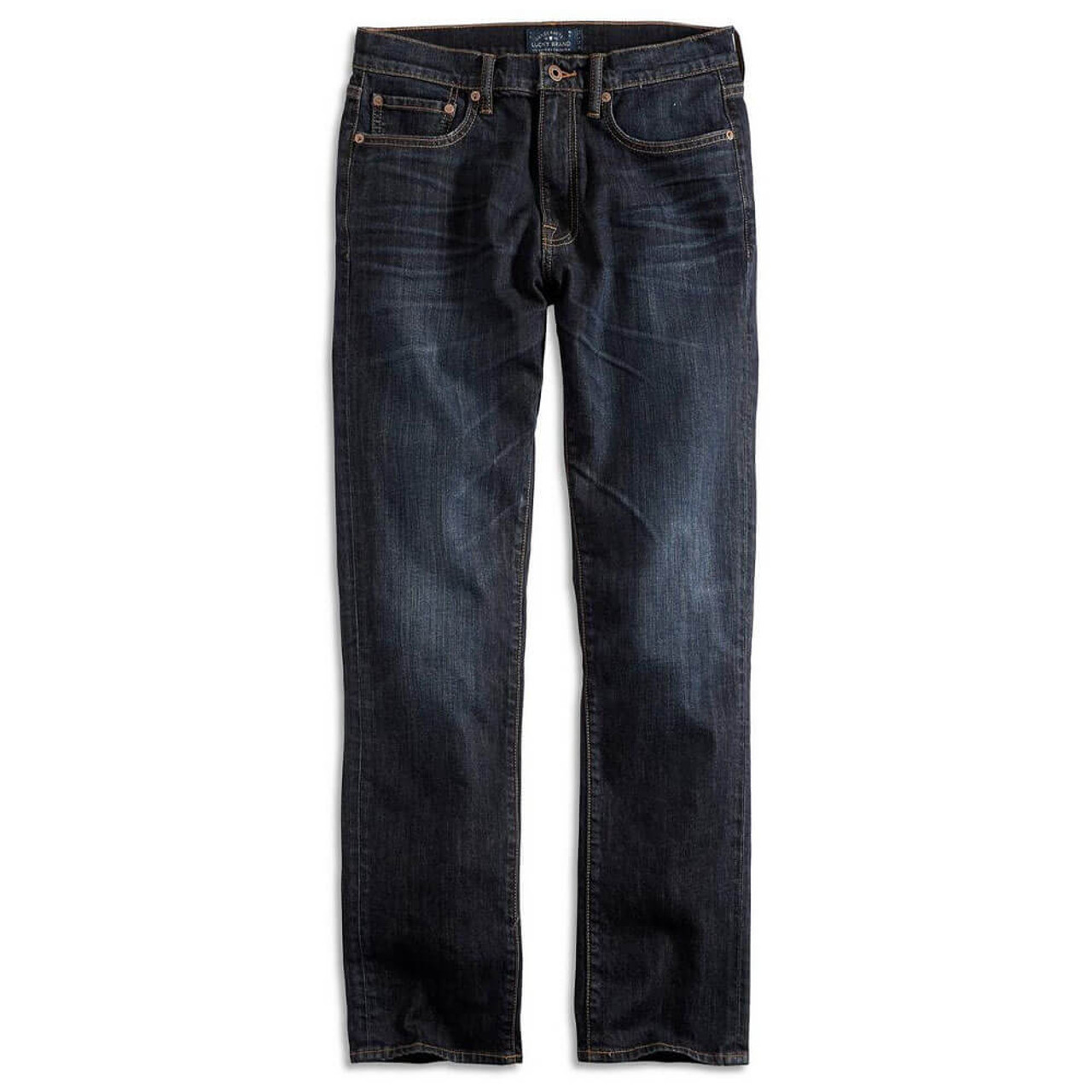 Lucky Brand 410 Athletic Slim Jeans Men's Size 38/32 Blue Denim Straight Leg