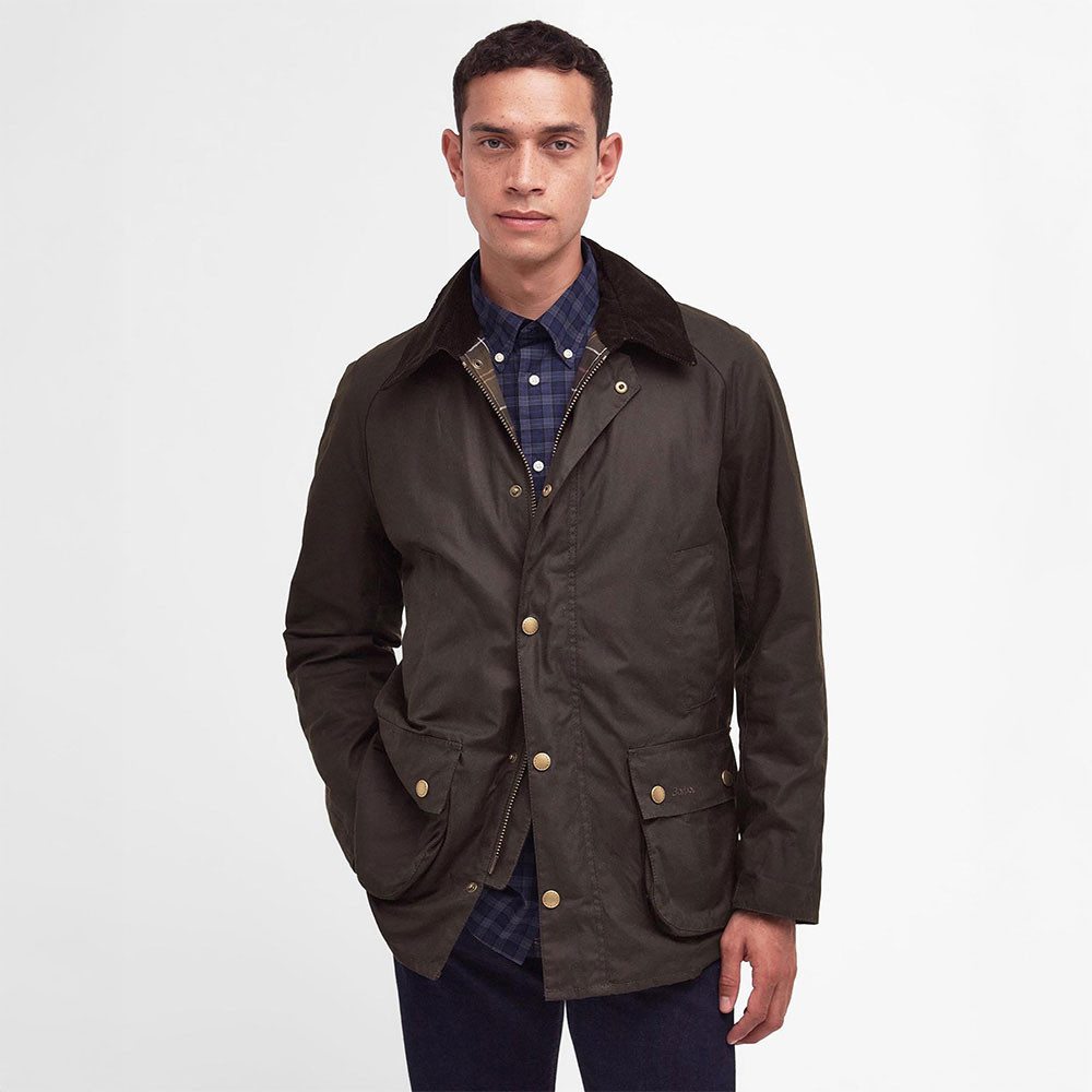 Barbour バブアー　Ashby Wax Jacket XS オリーブ Men's Barbour Ashby Wax Jacket in Olive