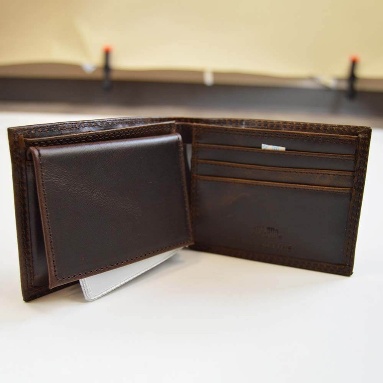Men's Zep-Pro Wrinkle Passcase Wallet - Eagle Eye Outfitters