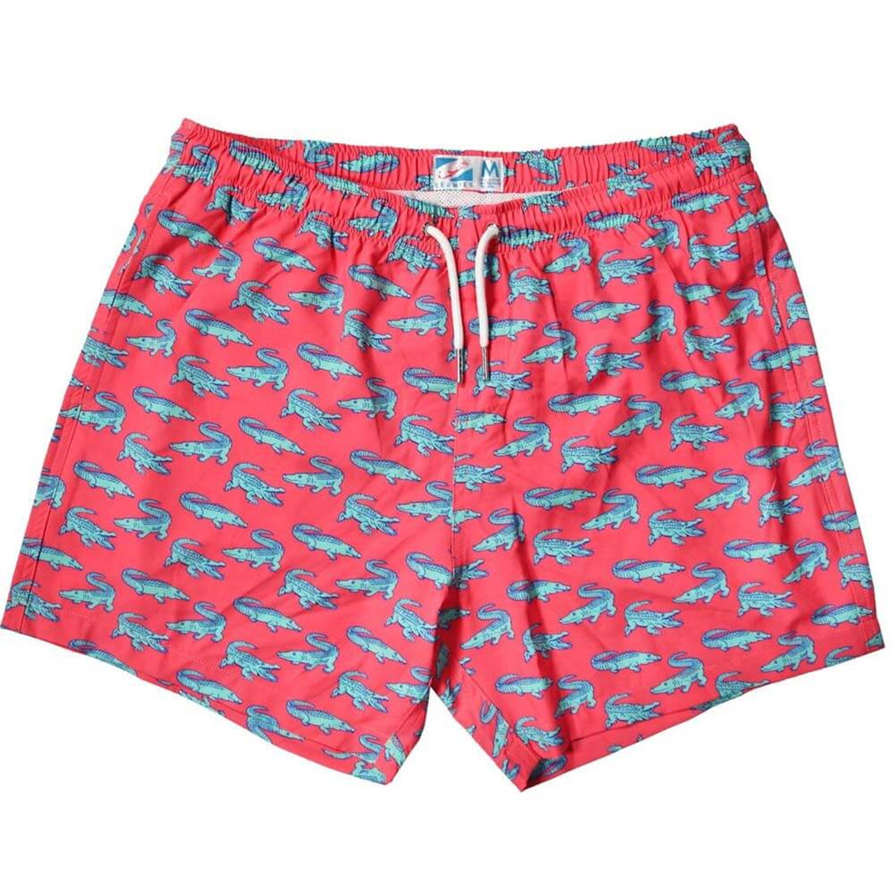 Boy's Bermies Crocodile Swim Trunks