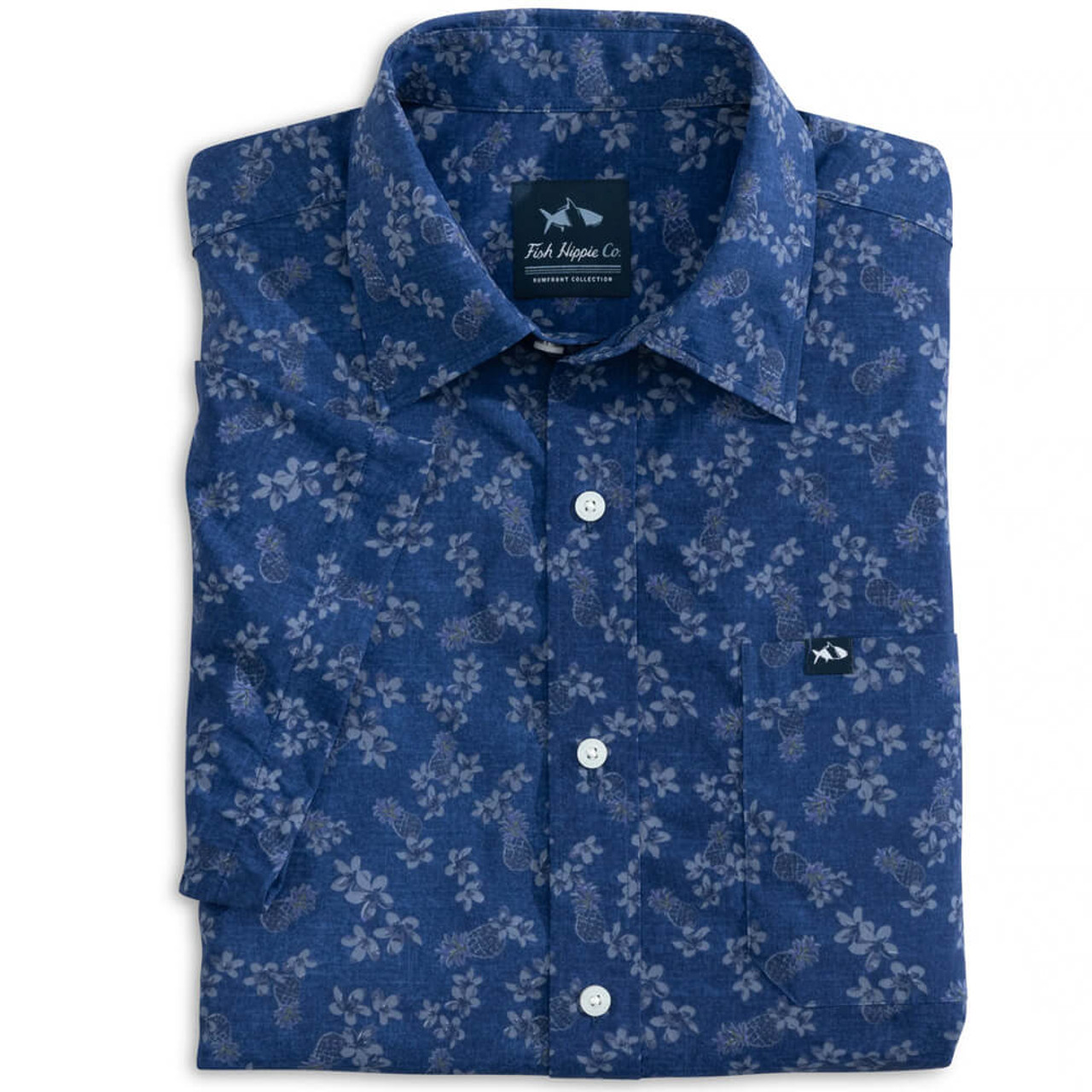 Fish Hippie Rowe Printed Shirt Floral / M