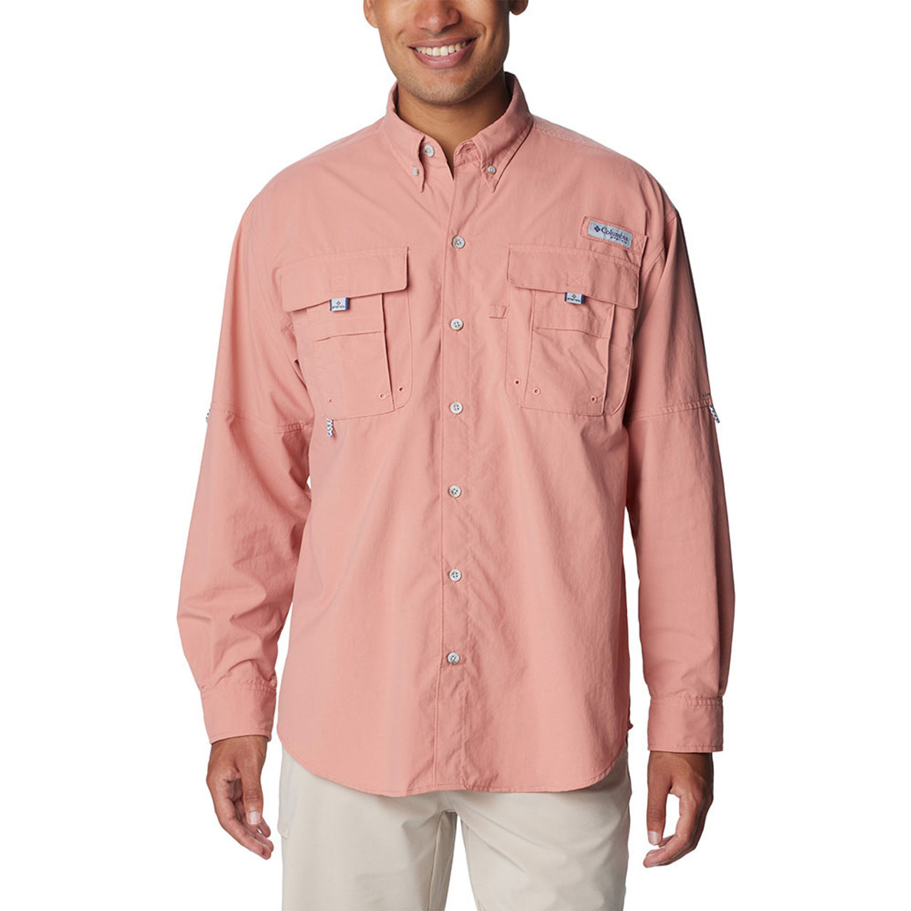 NEW COLUMBIA Men's PFG Bahama Long Sleeve Fishing Shirt UPF 30 Vented