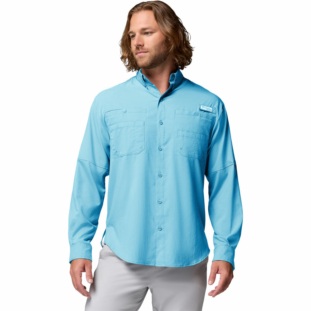 Columbia コロンビア PFG タミアミII 水色 Lサイズ 長袖シャツ Men's Columbia Tamiami II Long Sleeve Shirt | Eagle Eye Outfitters