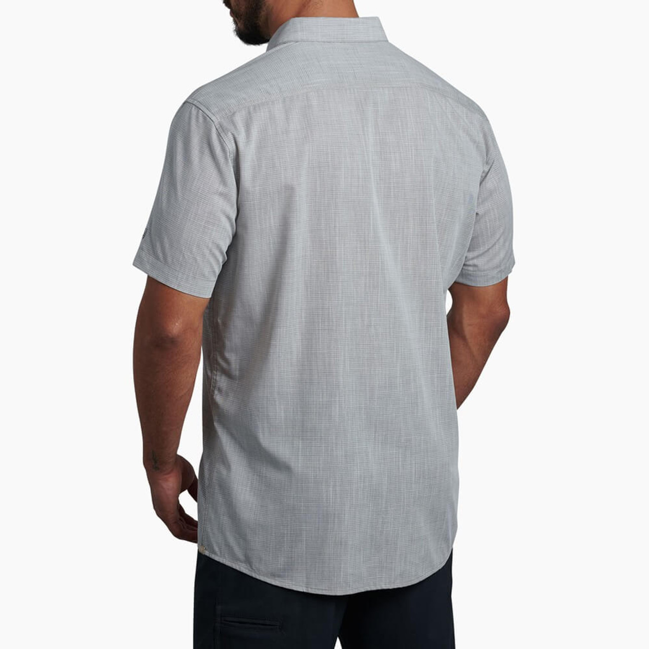 Men's Kuhl Karib Stripe Button Up Short Sleeve Shirt