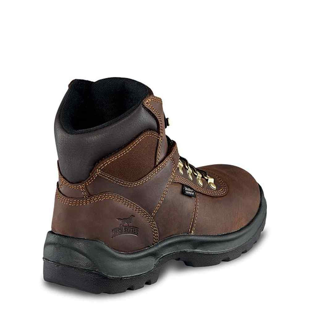 Irish Setter Men's Ely Work Boots – Wasserdichte Arbeitsschuhe, Stahlkappe, Rutschfeste Sohle