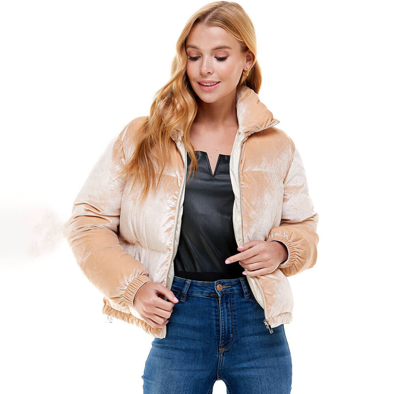 Tcec faux leather on sale jacket