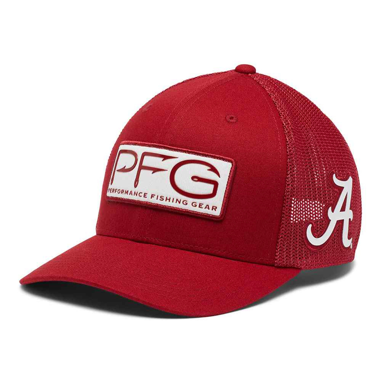 Men's Columbia Black Georgia Bulldogs PFG Hooks Flex Hat
