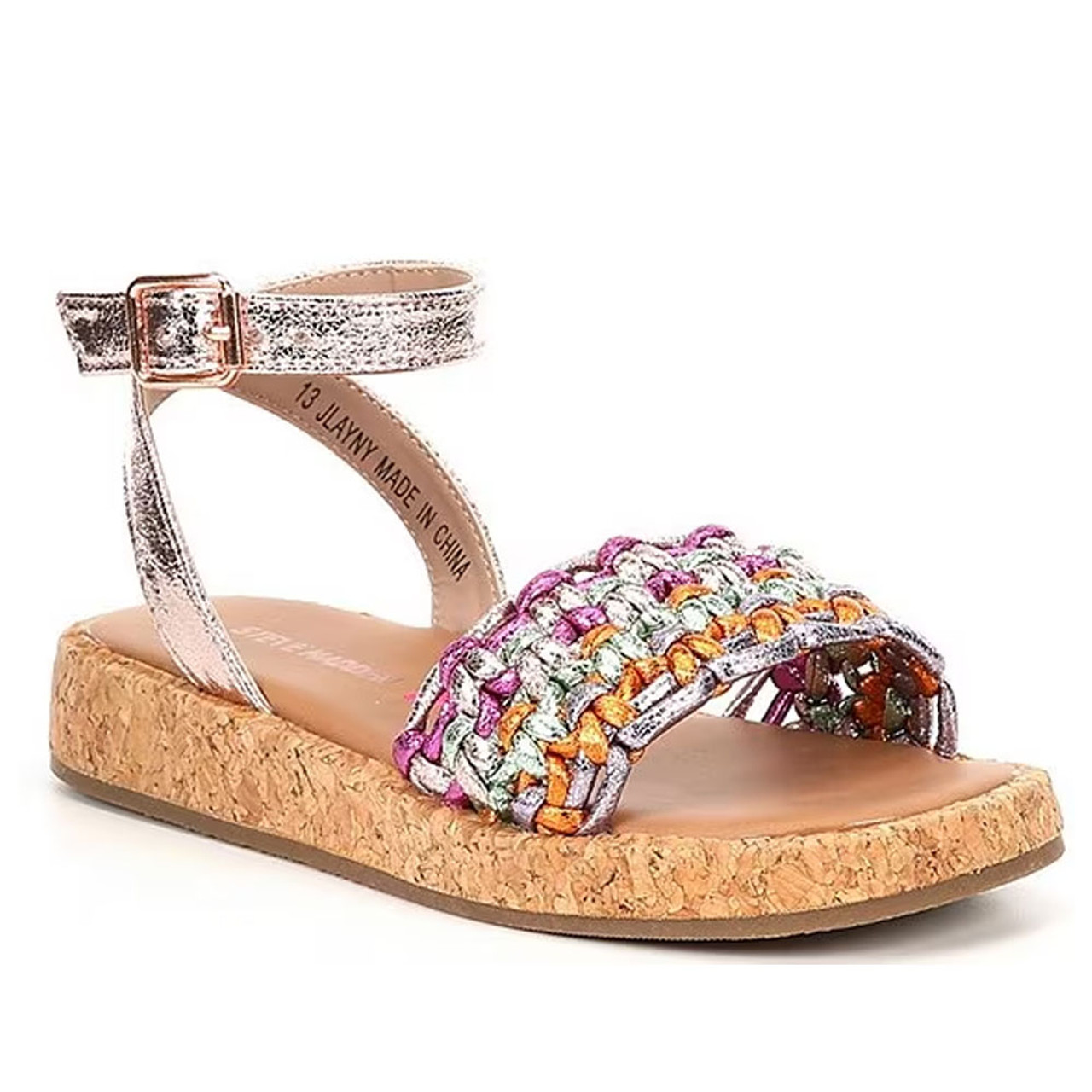 Steve Madden Y2K Glitter Flower Slide Sandals 5 | Sandals, Slide sandals,  Pool shoes