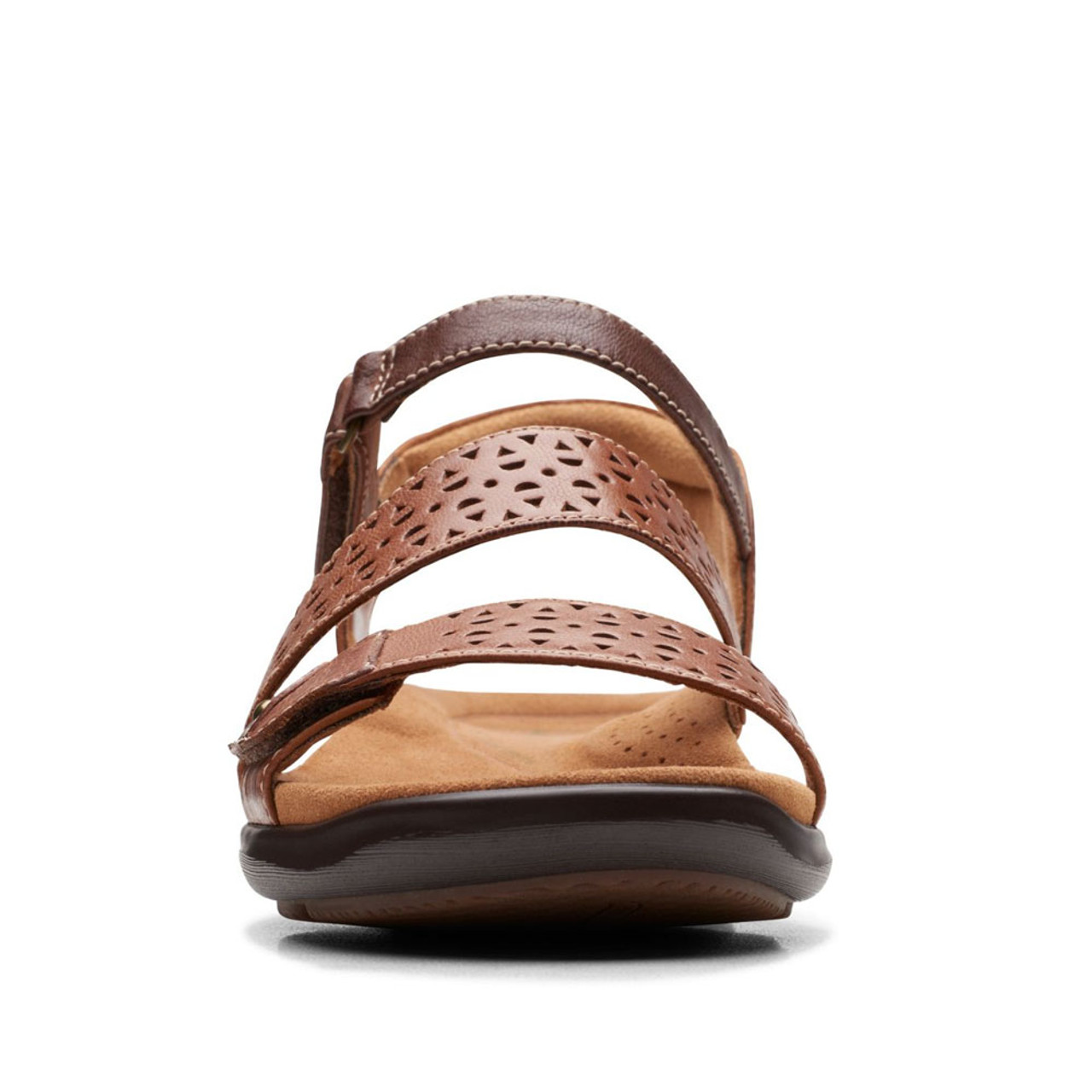 COLLECTION BY CLARKS Womens Brown Braided Comfort Fenner Nerice Round Toe  Slip On Leather Flip Flop Sandal 11 M - Walmart.com