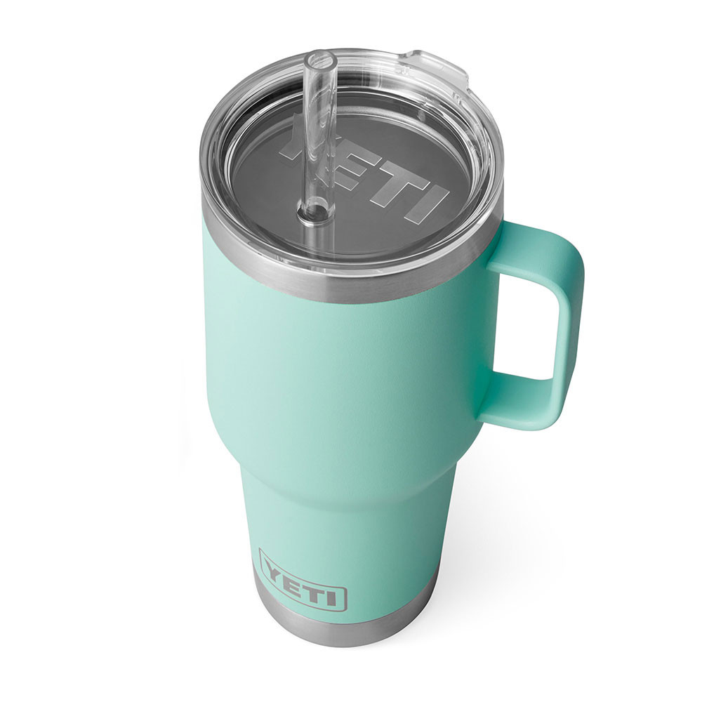 Yeti Rambler 35 oz Seafoam Mug with Straw | Eagle Eye Outfitters