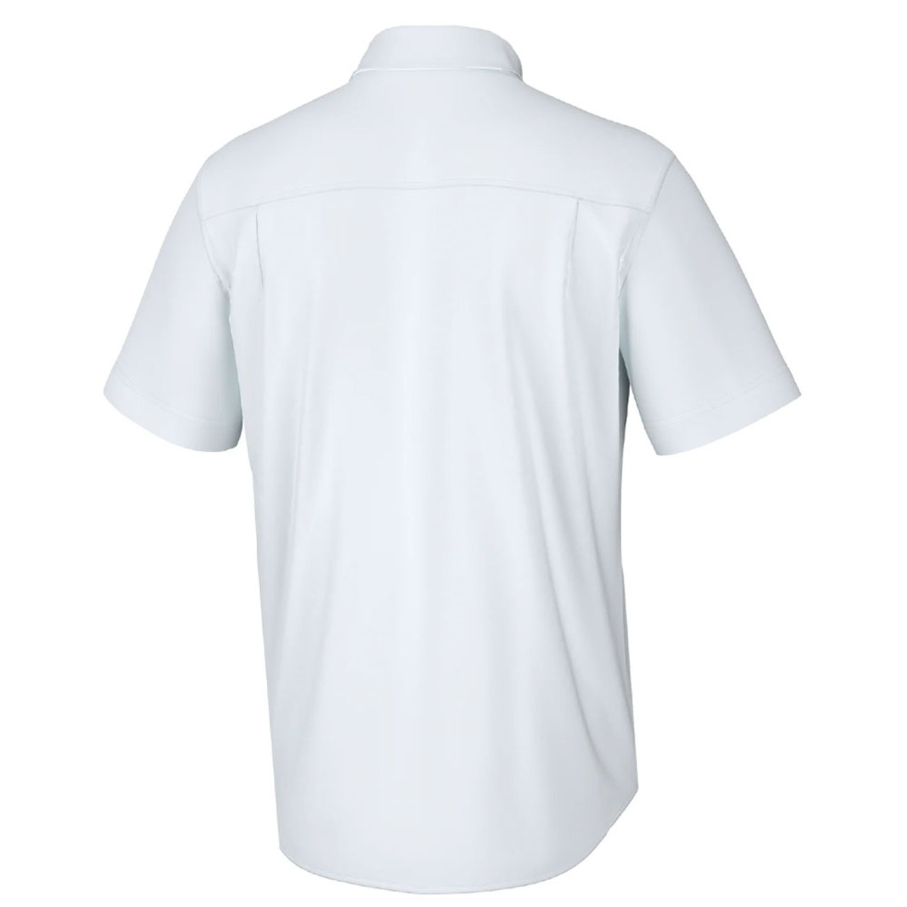 Huk Kona Solid Short Sleeve Shirt - Men's Harbor Mist L