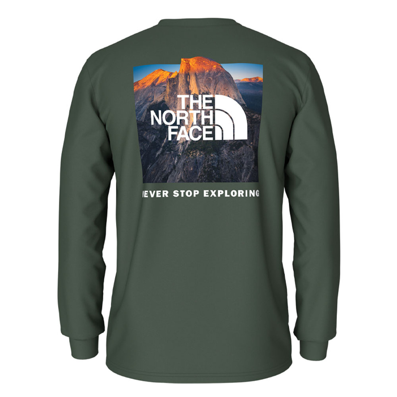 Men s The North Face Long Sleeve Box NSE Tee Eagle Eye Outfitters