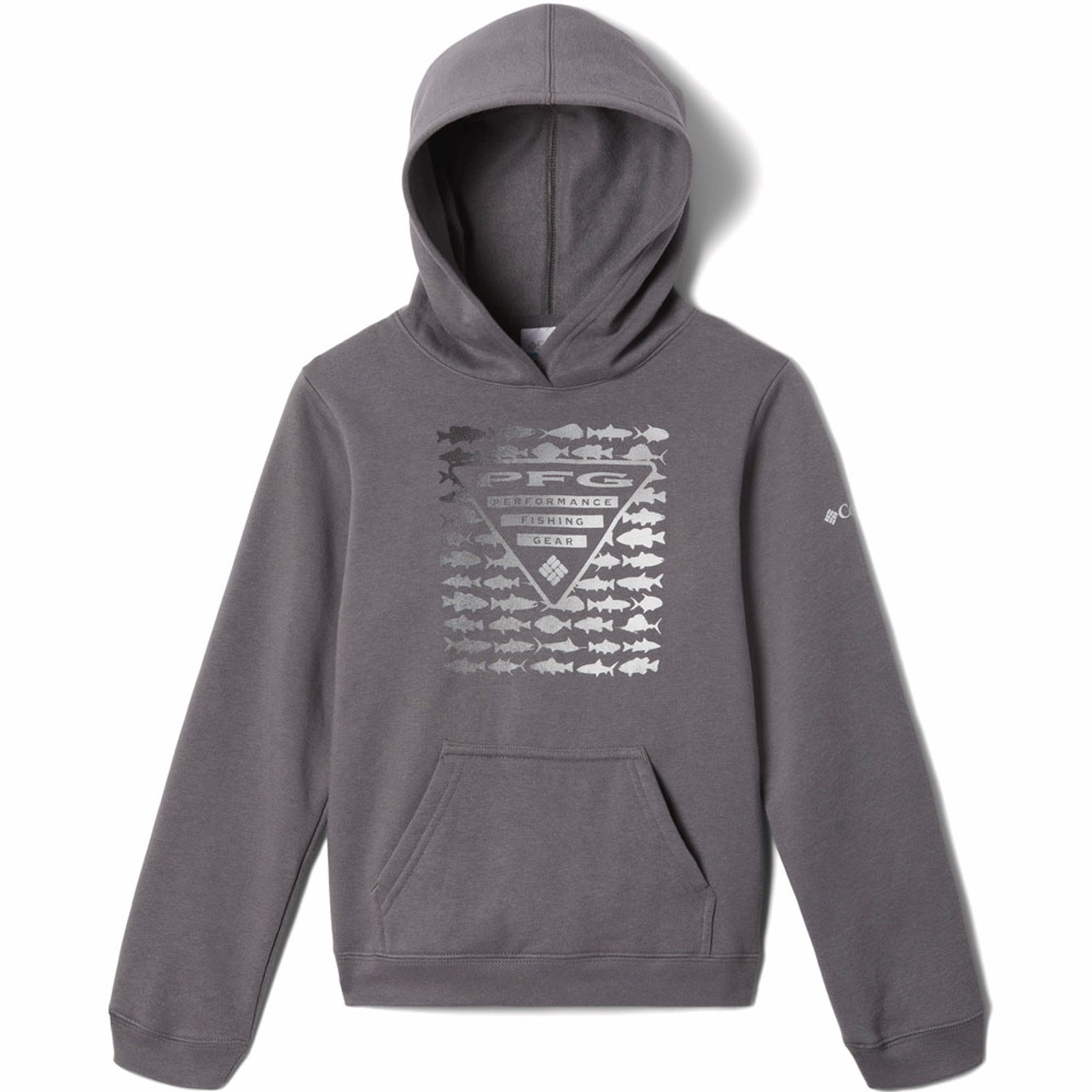 Columbia Y PFG Elements Hoodie - Xxs - Grey