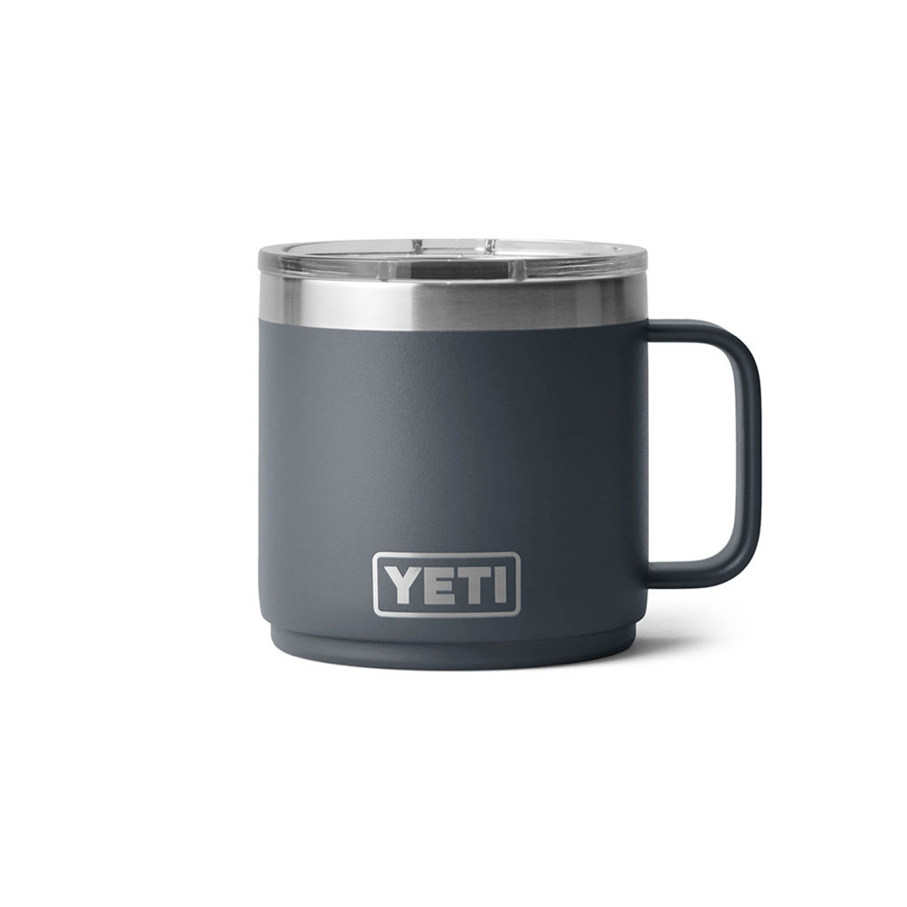 Yeti Rambler 14oz. Mug w. Magslider Lid & TLAW Logo - Charcoal