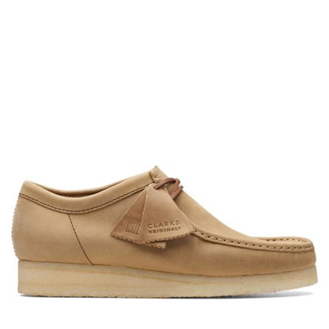 Men's Clarks Wallabee Brown Leather Shoe | Eagle Eye Outfitters