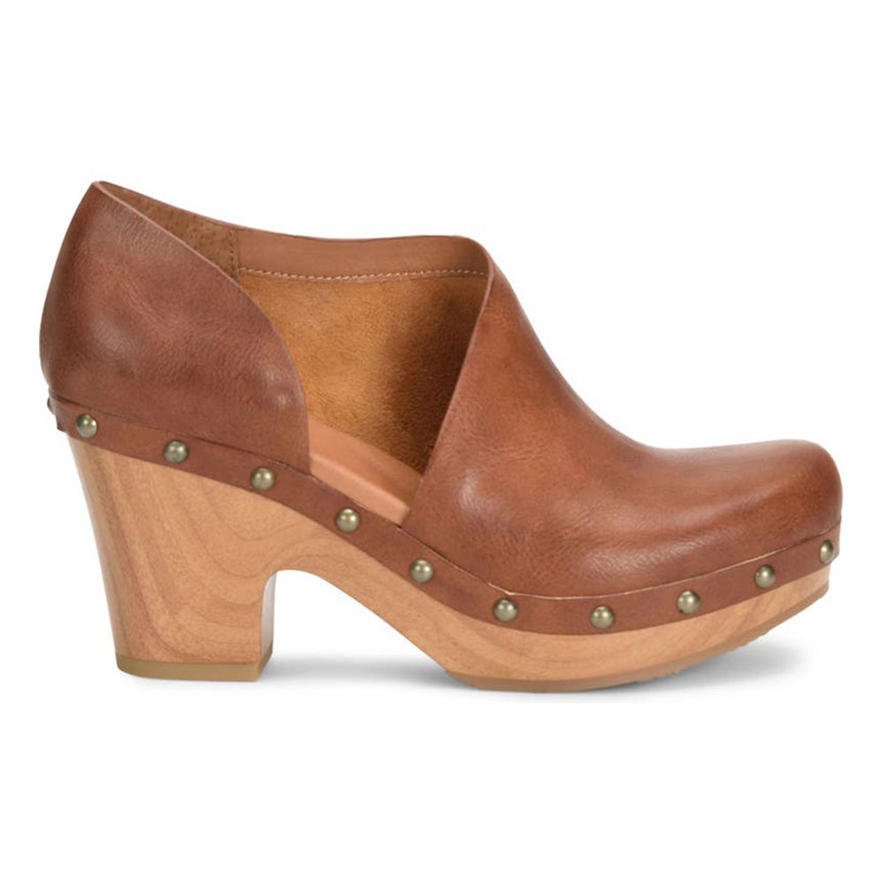 korks brandi leather clog