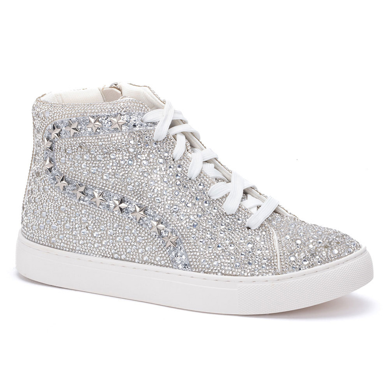 New Luxury Fashion Men Showy Rhinestone Designer High Tops Sneakers Casual  Shoes