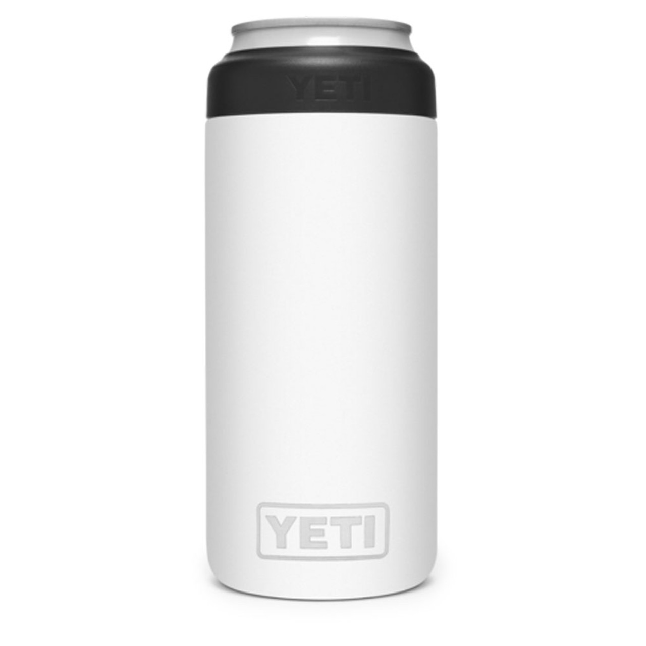 Yeti Rambler White 12 oz Colster Slim Can Cooler