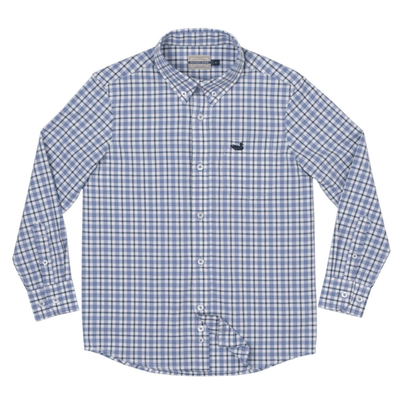 Boys' Southern Marsh Oak Grove Gingham Button Down Shirt